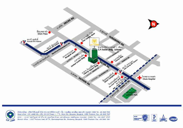 แผนที่ CP ALL สีลม
